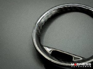 FIAT 500 Vent Cover Trim Kit - 2 piece set - Carbon Fiber